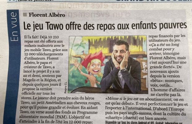 Article dans le journal Charente Libre